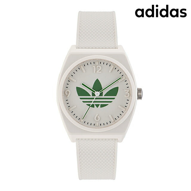 アディダス Project Two クォーツ 電池式 腕時計 ブランド メンズ レディース adidas AOST23047 アナログ ホワイト 白 AOST23047