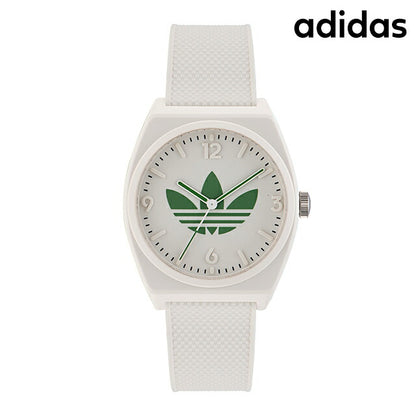 アディダス Project Two クォーツ 電池式 腕時計 ブランド メンズ レディース adidas AOST23047 アナログ ホワイト 白 AOST23047
