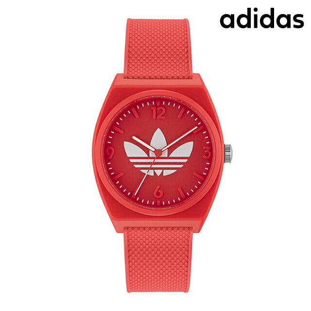 アディダス Project Two クォーツ 電池式 腕時計 ブランド メンズ レディース adidas AOST23051 アナログ レッド 赤 AOST23051