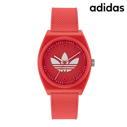 アディダス Project Two クォーツ 電池式 腕時計 ブランド メンズ レディース adidas AOST23051 アナログ レッド 赤 AOST23051