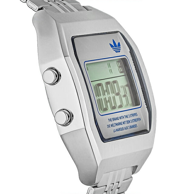 アディダス DIGITAL TWO クォーツ 電池式 腕時計 ブランド メンズ レディース adidas AOST23554 デジタル グレー AOST23554