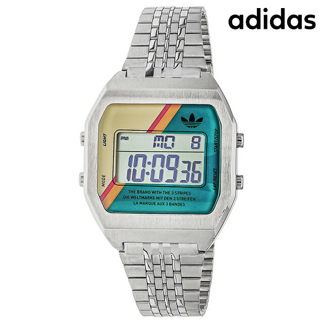 adidas数字两Quartz观看品牌女士Adidas Aost23556 Digital