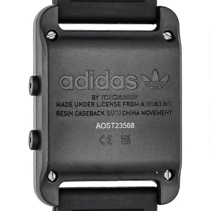 アディダス RETRO POP DIGITAL クォーツ 電池式 腕時計 ブランド メンズ レディース adidas AOST23568 デジタル ブラック 黒 AOST23568