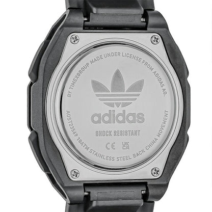 アディダス CITY TECH TWO GRFX クォーツ 電池式 腕時計 ブランド メンズ adidas AOST23569 デジタル ブラック 黒 AOST23569