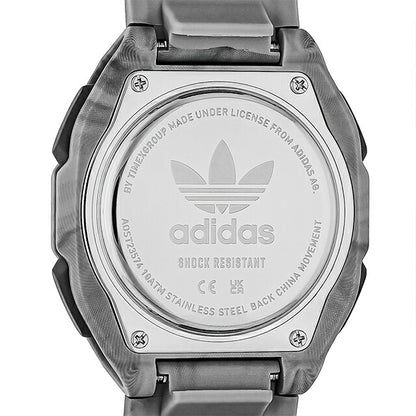アディダス CITY TECH TWO GRFX クォーツ 電池式 腕時計 ブランド メンズ adidas AOST23574 デジタル ブラック グレー 黒 AOST23574