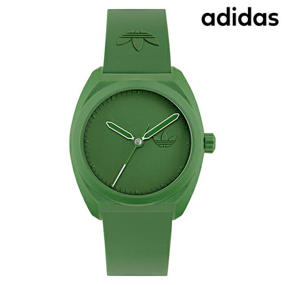 アディダス PROJECT THREE クォーツ 電池式 腕時計 ブランド メンズ adidas AOST24053 アナログ グリーン AOST24053