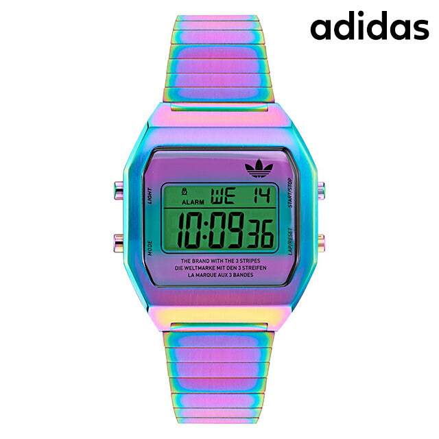 アディダス DIGITAL TWO クォーツ 電池式 腕時計 ブランド メンズ レディース adidas AOST24057 デジタル マルチカラー AOST24057
