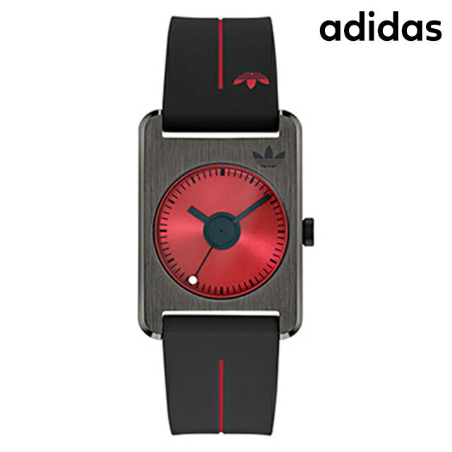 アディダス RETRO POP ONE クォーツ 電池式 腕時計 ブランド メンズ レディース adidas AOST24545 アナログ レッド ブラック 黒 AOST24545