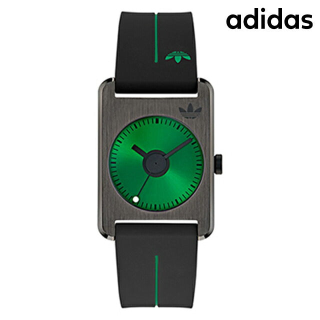 アディダス RETRO POP ONE クォーツ 電池式 腕時計 ブランド メンズ レディース adidas AOST24546 アナログ グリーン ブラック AOST24546