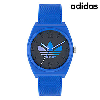 アディダス PROJECT TWO GRFX クォーツ 電池式 腕時計 ブランド メンズ レディース adidas AOST24553 アナログ ブラック ブルー AOST24553