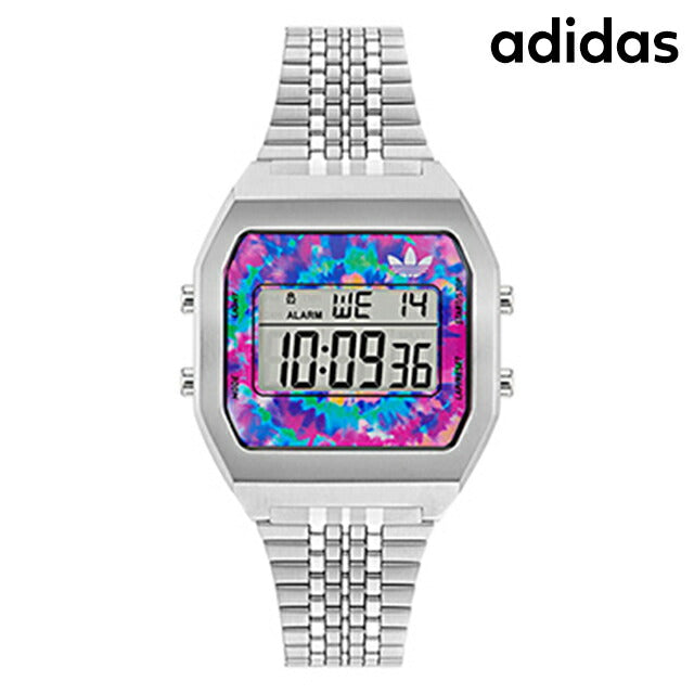 アディダス DIGITAL TWO クォーツ 電池式 腕時計 ブランド メンズ レディース adidas AOST24557 デジタル マルチカラー AOST24557