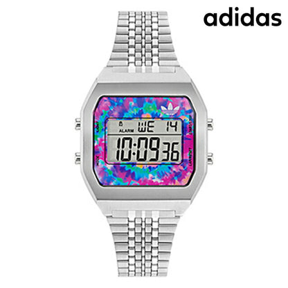 アディダス DIGITAL TWO クォーツ 電池式 腕時計 ブランド メンズ レディース adidas AOST24557 デジタル マルチカラー AOST24557
