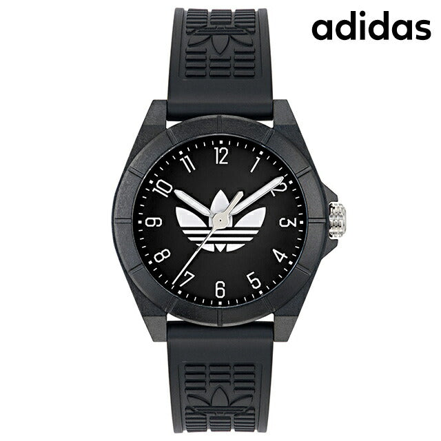アディダス PROJECT FOUR クォーツ 電池式 腕時計 ブランド メンズ レディース adidas AOST24568 アナログ ブラック 黒 AOST24568
