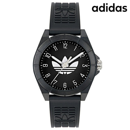 アディダス PROJECT FOUR クォーツ 電池式 腕時計 ブランド メンズ レディース adidas AOST24568 アナログ ブラック 黒 AOST24568