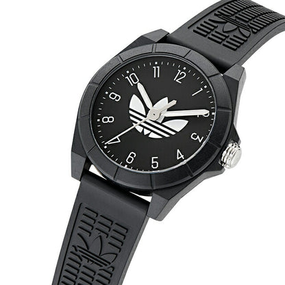 アディダス PROJECT FOUR クォーツ 電池式 腕時計 ブランド メンズ レディース adidas AOST24568 アナログ ブラック 黒 AOST24568