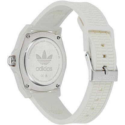 アディダス PROJECT FOUR クォーツ 電池式 腕時計 ブランド メンズ レディース adidas AOST24570 アナログ ホワイト 白 AOST24570