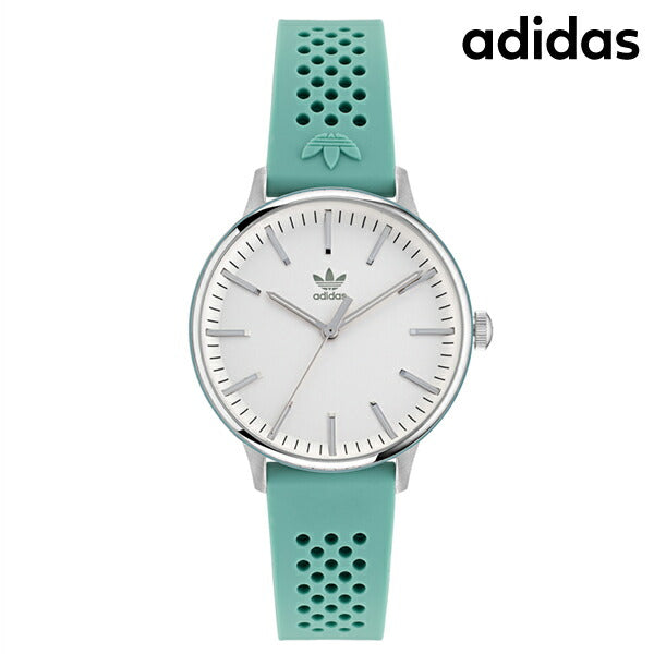 アディダス CODE ONE クオーツ 腕時計 ブランド レディース adidas AOSY22068 アナログ シルバー ライトグリーン AOSY22068
