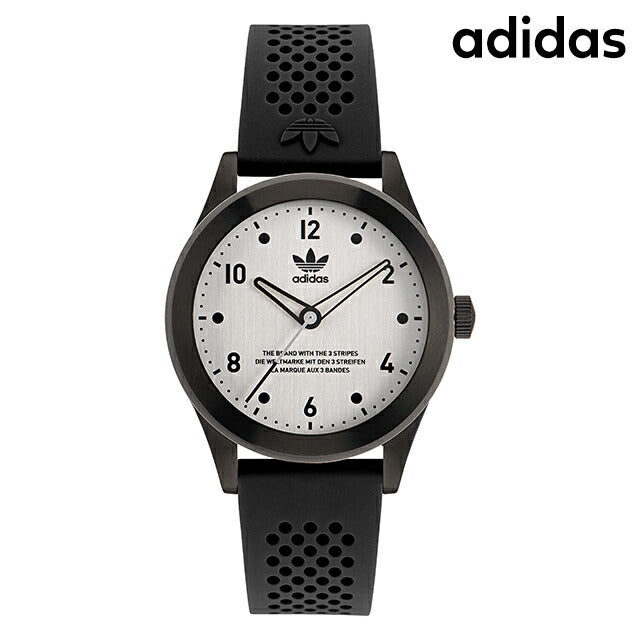 アディダス Style Code Three クォーツ 電池式 腕時計 ブランド メンズ adidas AOSY22517 アナログ シルバー ブラック 黒 AOSY22517