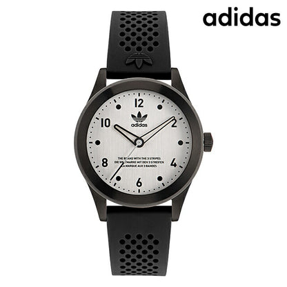 アディダス Style Code Three クォーツ 電池式 腕時計 ブランド メンズ adidas AOSY22517 アナログ シルバー ブラック 黒 AOSY22517