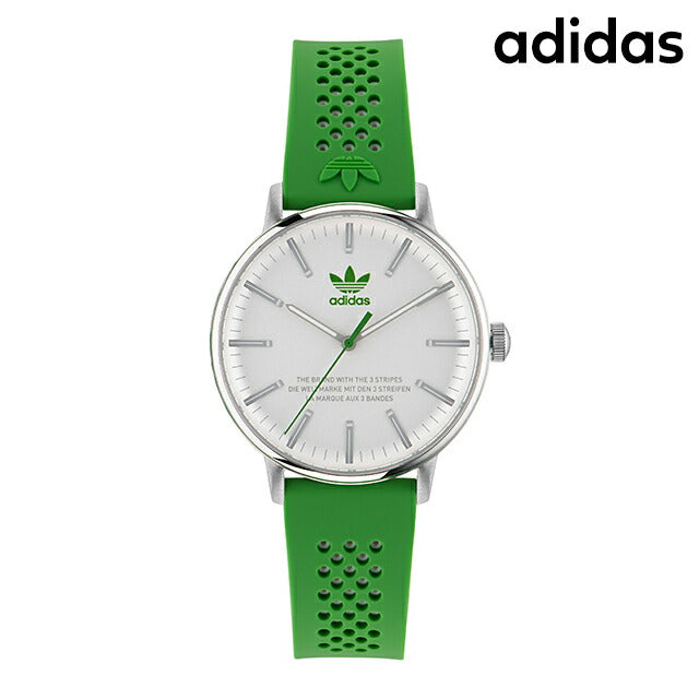 アディダス CODE ONE クォーツ 電池式 腕時計 ブランド メンズ レディース adidas AOSY23023 アナログ ホワイト グリーン 白 AOSY23023