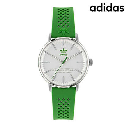 アディダス CODE ONE クォーツ 電池式 腕時計 ブランド メンズ レディース adidas AOSY23023 アナログ ホワイト グリーン 白 AOSY23023