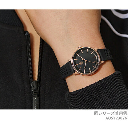 アディダス CODE ONE XSMALL クォーツ 電池式 腕時計 ブランド レディース adidas AOSY23026 アナログ ブラック 黒 AOSY23026