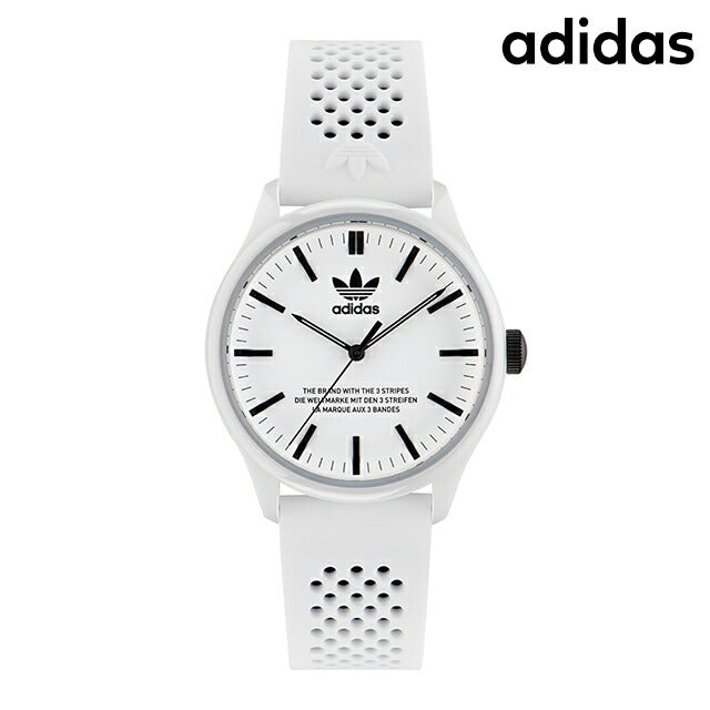 アディダス Code One Ceramic クォーツ 電池式 腕時計 ブランド メンズ レディース adidas AOSY23030 アナログ ホワイト 白 AOSY23030