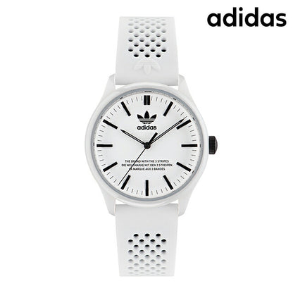 アディダス Code One Ceramic クォーツ 電池式 腕時計 ブランド メンズ レディース adidas AOSY23030 アナログ ホワイト 白 AOSY23030