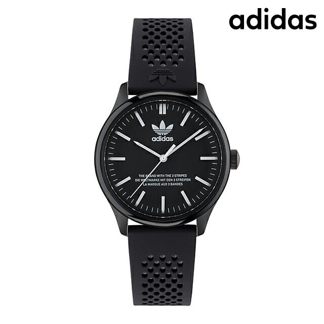 アディダス Code One Ceramic クォーツ 電池式 腕時計 ブランド メンズ レディース adidas AOSY23031 アナログ ブラック 黒 AOSY23031
