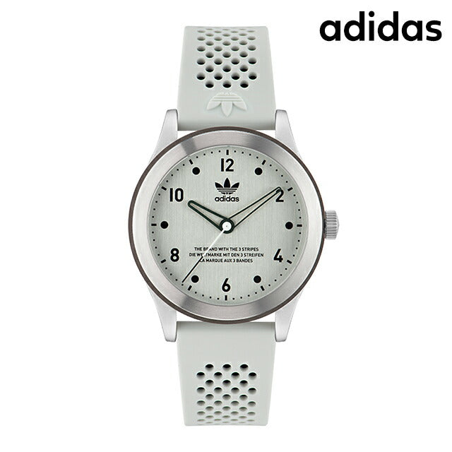 アディダス Code Three クォーツ 電池式 腕時計 ブランド メンズ レディース adidas AOSY23033 アナログ シルバー ホワイト 白 AOSY23033