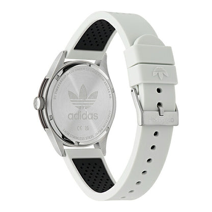 アディダス Code Three クォーツ 電池式 腕時計 ブランド メンズ レディース adidas AOSY23033 アナログ シルバー ホワイト 白 AOSY23033