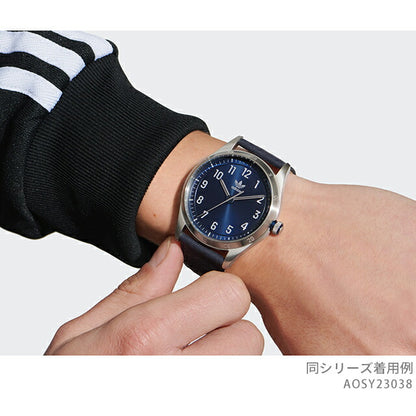 アディダス Code Four クォーツ 電池式 腕時計 ブランド メンズ レディース adidas AOSY23038 アナログ ネイビー AOSY23038