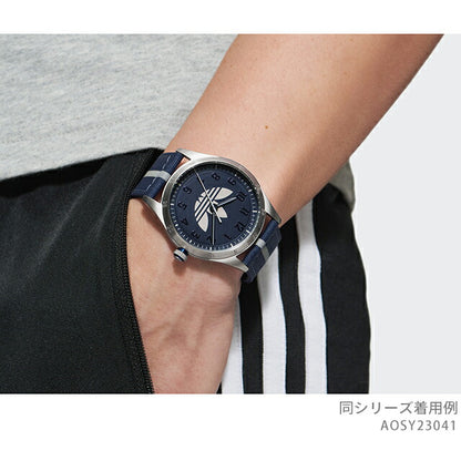 アディダス Code Four クォーツ 電池式 腕時計 ブランド メンズ レディース adidas AOSY23041 アナログ ブルー AOSY23041