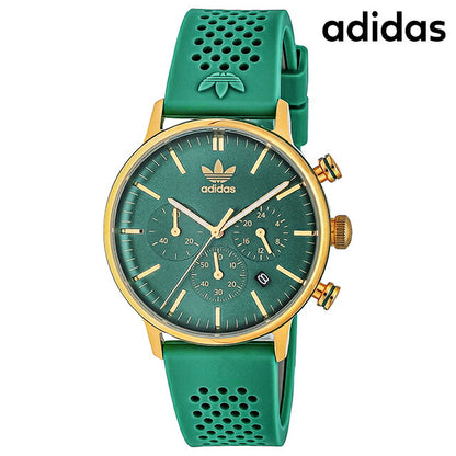 アディダス CODE ONE CHRONO クォーツ 電池式 腕時計 ブランド メンズ クロノグラフ adidas AOSY23522 多針アナログ グリーン AOSY23522