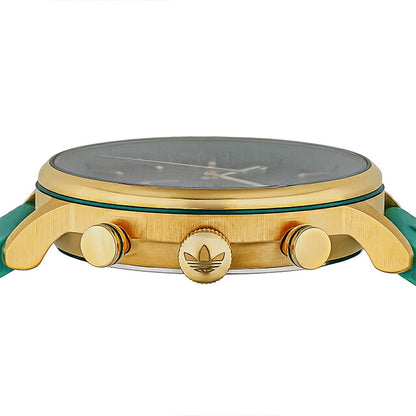 アディダス CODE ONE CHRONO クォーツ 電池式 腕時計 ブランド メンズ クロノグラフ adidas AOSY23522 多針アナログ グリーン AOSY23522