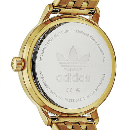 アディダス CODE ONE XSMALL クォーツ 電池式 腕時計 ブランド メンズ レディース adidas AOSY23527 アナログ ホワイト ゴールド 白 AOSY23527