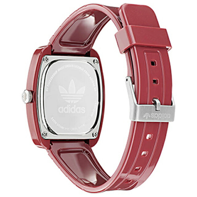 Adidas RETRO WAVE TWO Quartz Watch Brand Men Adidas AOSY24028 Analog Red Pearl Red