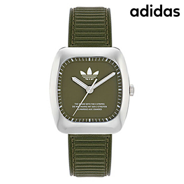 アディダス RETRO WAVE ONE クォーツ 電池式 腕時計 ブランド メンズ レディース adidas AOSY24526 アナログ グリーン AOSY24526