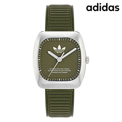 アディダス RETRO WAVE ONE クォーツ 電池式 腕時計 ブランド メンズ レディース adidas AOSY24526 アナログ グリーン AOSY24526