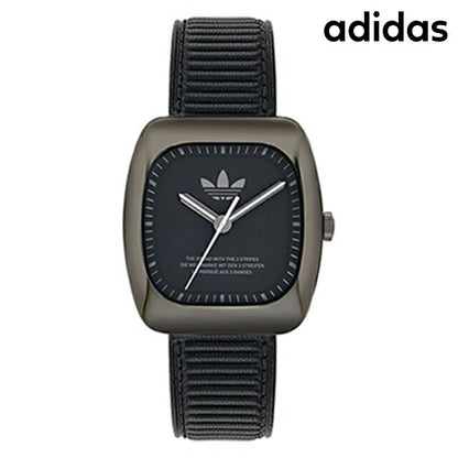 アディダス RETRO WAVE ONE クォーツ 電池式 腕時計 ブランド メンズ レディース adidas AOSY24527 アナログ ブラック 黒 AOSY24527
