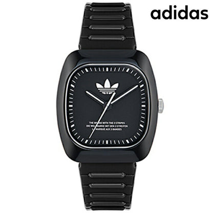 アディダス RETRO WAVE TWO クォーツ 電池式 腕時計 ブランド メンズ レディース adidas AOSY24531 アナログ ブラック 黒 AOSY24531