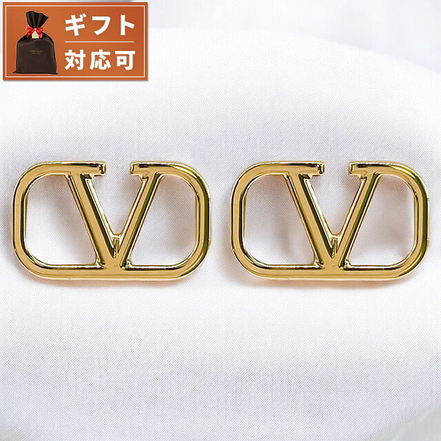 ヴァレンティノ VALENTINO 5W2J0G76 MET CS4 Vロゴ シグネチャー メタル ピアス ゴールド レディース アクセサリー VLOGO SIGNATURE EARRINGS APVA00023L