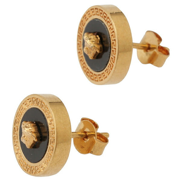 ヴェルサーチ VERSACE DG27256-DJMR-K41T メドゥーサ グレカ ラウンド レジン スタッド ピアス アクセサリー APVE00008M