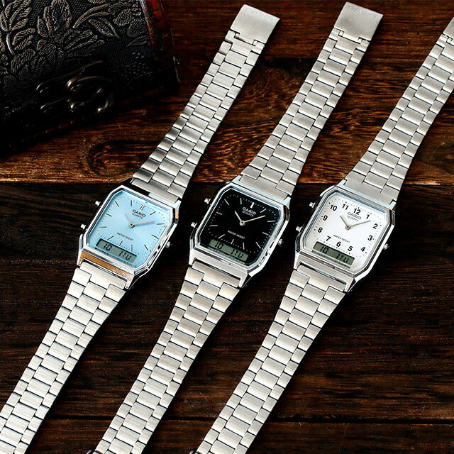 カシオ CASIO クォーツ 電池式 AQ-230 チープカシオ チプカシ ユニセックス メンズ レディース 腕時計 ブランド カシオ casio アナデジ 選べるモデル AQ-230