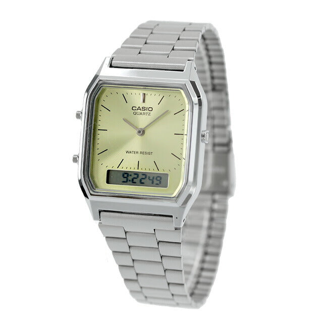カシオ CASIO クォーツ 電池式 AQ-230A-9AMQY ビンテージ チプカシ 海外モデル ユニセックス メンズ レディース 腕時計 ブランド カシオ casio アナデジ AQ-230A-9AMQYDF