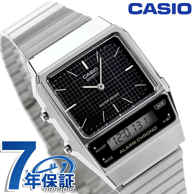 AQ-800E-1A カシオ クラシック チプカシ ユニセックス メンズ レディース 腕時計 ブランド カシオ casio アナデジ ブラック 黒 AQ-800E-1ADF