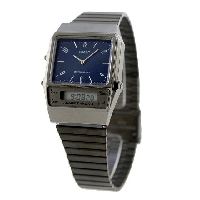AQ-800EB-2A カシオ クラシック チプカシ ユニセックス メンズ レディース 腕時計 ブランド カシオ casio アナデジ ネイビー ガンメタ AQ-800EB-2ADF
