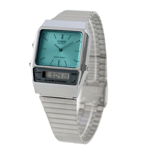 AQ-800EC-2A ビンテージ チプカシ 海外モデル ユニセックス メンズ レディース 腕時計 ブランド カシオ casio アナデジ ブルー AQ-800EC-2ADF