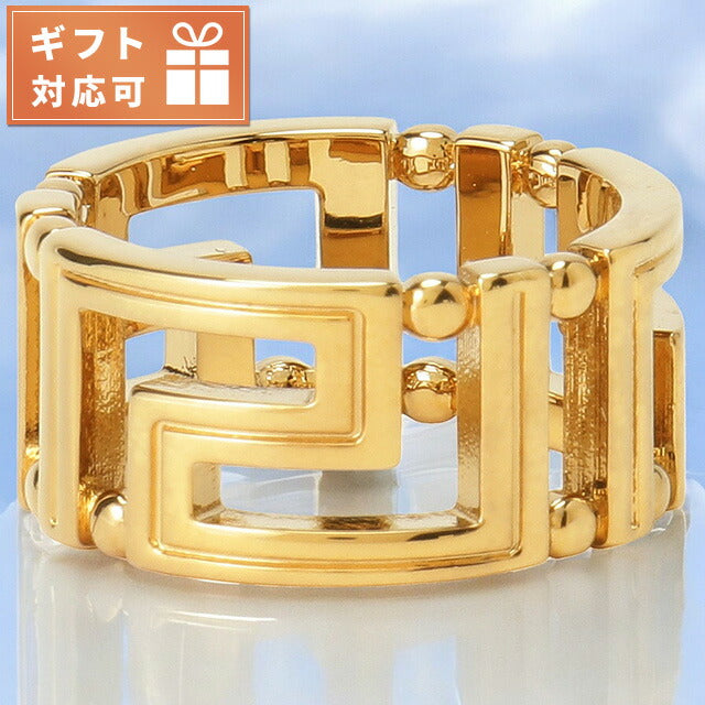 ヴェルサーチ VERSACE DG57594 DJMT 3J000 19号 グレカモチーフ リング 指輪 日本サイズ18号 ゴールド メンズ レディース ユニセックス アクセ ヴェルサーチェ ARVE00073M