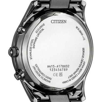 シチズン コレクション ペアモデル 光発電エコドライブ電波 腕時計 ブランド メンズ 電波ソーラー CITIZEN COLLECTION AS1064-53E アナログ ブラック 黒 AS1064-53E